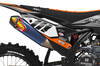 KTM Graphics Kit -  Firm Orange