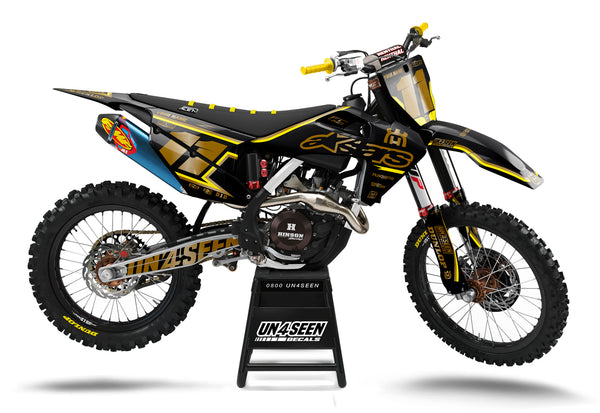 Husqvarna Strider Gold Graphic Kit - TC FC TE TX FE FS FX Models | All Years