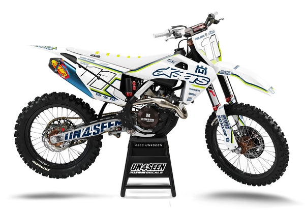 Husqvarna Strider White Graphic Kit - TC FC TE TX FE FS FX Models | All Years