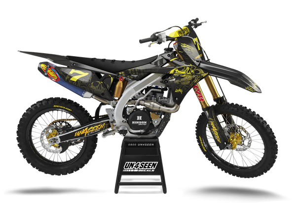 Suzuki Lucky7 Graphic Kit - RMZ RM RMX DR DRZ JR Models | All Years