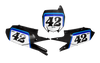 Yamaha Number Background Decals - Vintage Stack