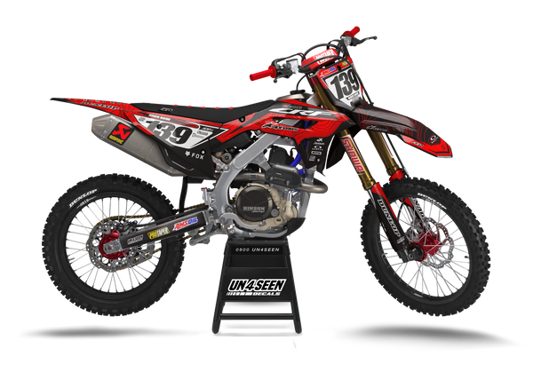Honda Anko Red Graphic Kit - CRF CR XR Models | All Years
