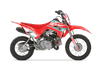 Crf110 Graphics Kit - Grovel Red Aqua