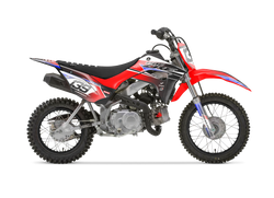 Honda Wings Blue Graphic Kit - CRF CR XR Models | All Years