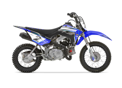 Honda Zip Blue Graphic Kit - CRF CR XR Models | All Years