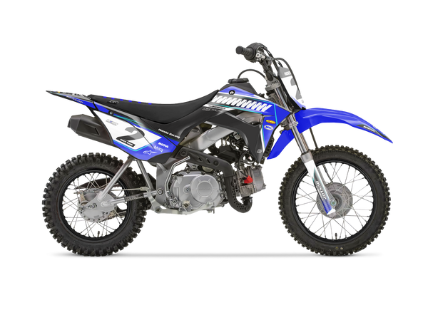 Honda Zip Blue Graphic Kit - CRF CR XR Models | All Years