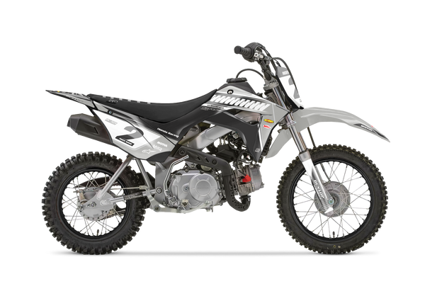 Honda Zip Grey Graphic Kit - CRF CR XR Models | All Years