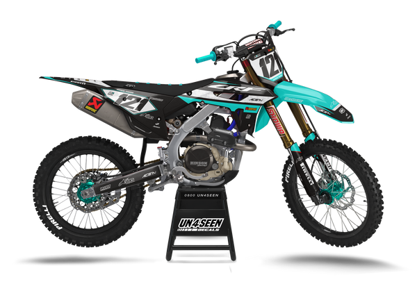 Honda Action Aqua Graphic Kit - CRF CR XR Models | All Years