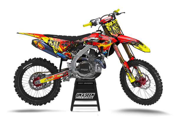Honda Zombie Graphics Kit - Raging Bull