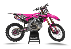 Honda Clipt Pink Graphic Kit - CRF CR XR Models | All Years