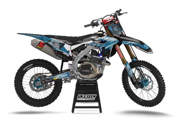 Honda Mist Blue Graphic Kit - CRF CR XR Models | All Years