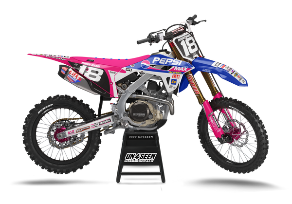 Honda Pepsi Pink Graphic Kit - CRF CR XR Models | All Years