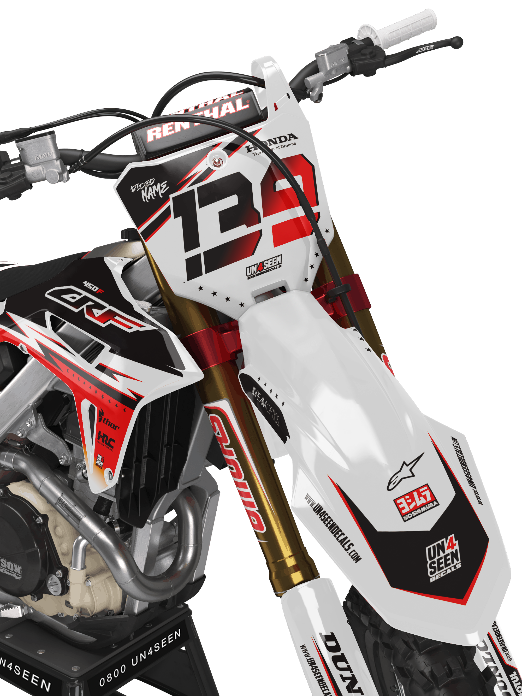White Graphics Kit Honda Graphics Kit - Success White New Zealand