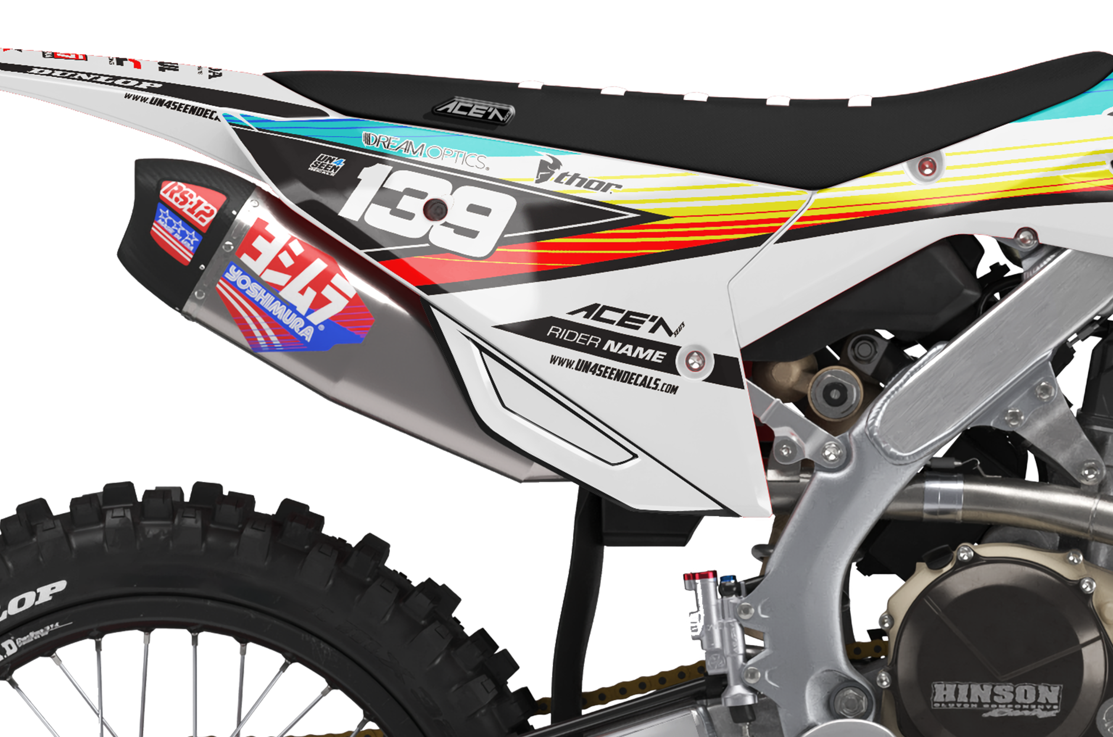 Honda Graphics Kit - Raze Aqua New Zealand