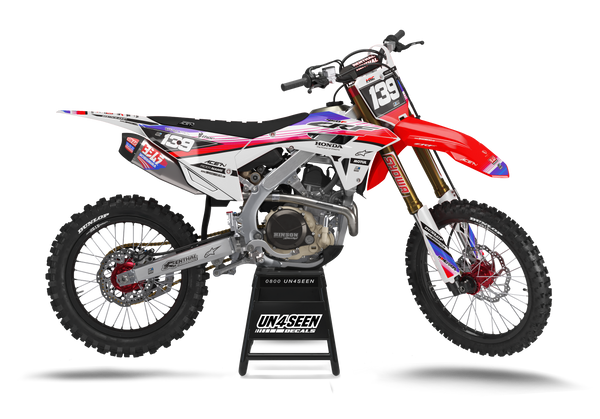 Honda Raze Purple Graphic Kit - CRF CR XR Models | All Years