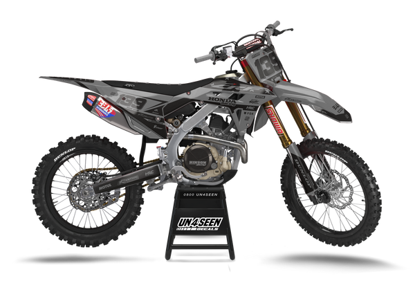 Honda Razor Grey Graphic Kit - CRF CR XR Models | All Years