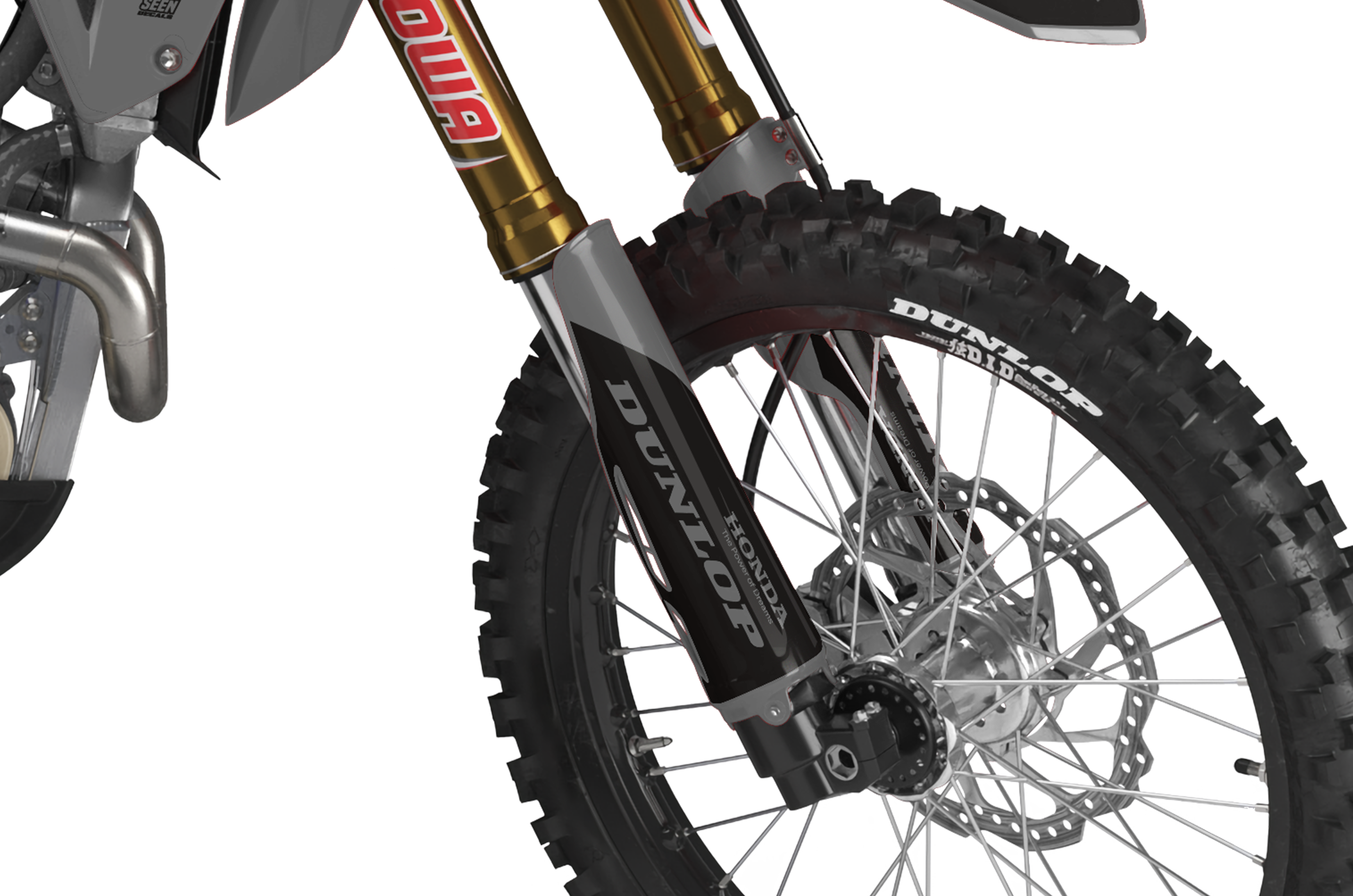 Modded Razor Graphics Honda Graphics Kit - Razor Grey New Zealand