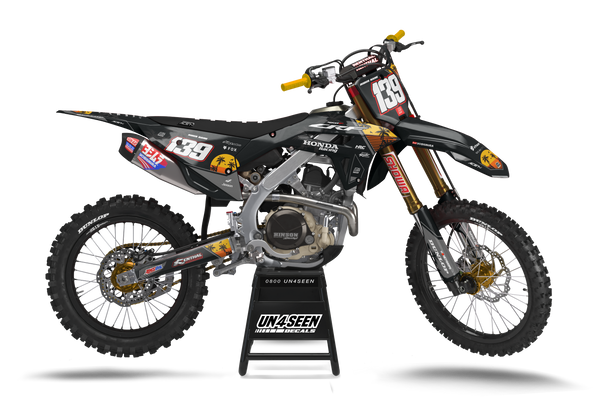 Honda Summer Yellow Graphic Kit - CRF CR XR Models | All Years
