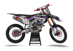 Honda Tracks Blue Graphic Kit - CRF CR XR Models | All Years