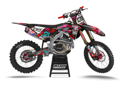 Honda Trippy Donut Aqua Graphic Kit - CRF CR XR Models | All Years