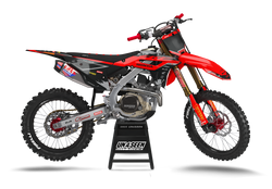 Honda Funka Red Graphic Kit - CRF CR XR Models | All Years