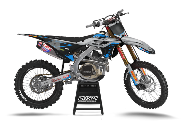Honda Funka Grey Graphic Kit - CRF CR XR Models | All Years