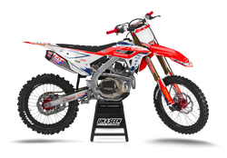 Honda Funka Blue Graphic Kit - CRF CR XR Models | All Years