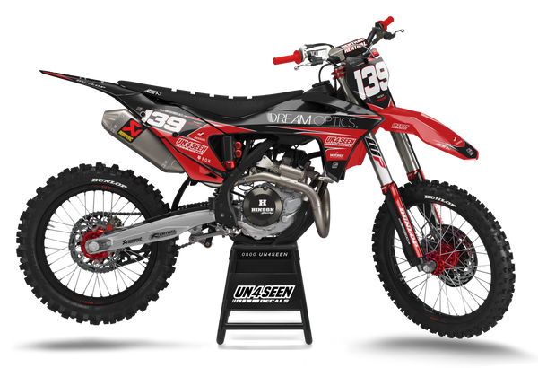 Gasgas Backspace Red Graphic Kit - MC EC ES EX Models | All Years