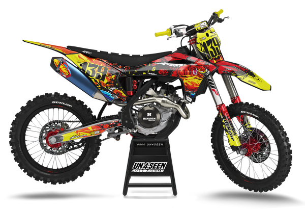 GasGas Zombie Graphics Kit - Raging Bull