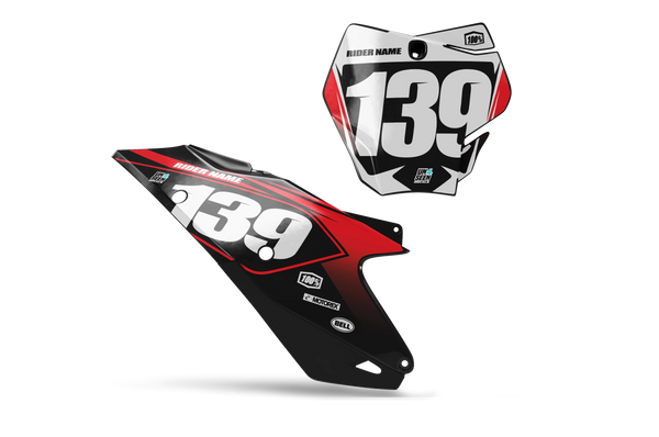 GASGAS Dream Number Plate Background Decals -MC EC ES EX Models | All Years