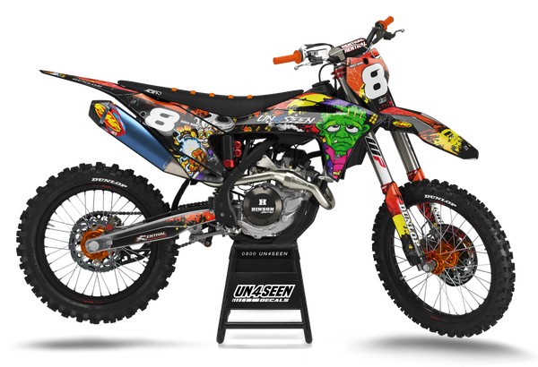 GasGas Zombie Graphics Kit - Frankenstein