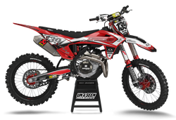 Gasgas Ride Red Graphic Kit - MC EC ES EX Models | All Years