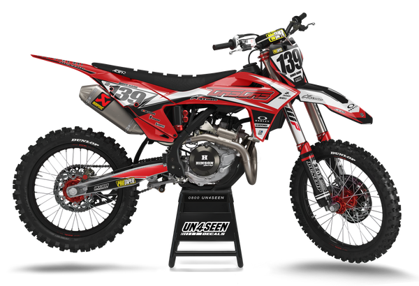 Gasgas Ride Red Graphic Kit - MC EC ES EX Models | All Years