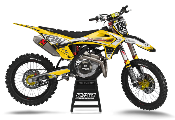 Gasgas Ride Yellow Graphic Kit - MC EC ES EX Models | All Years
