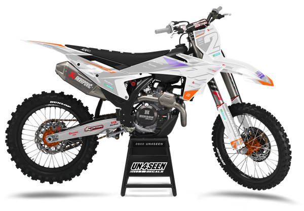 KTM Hero Purple Graphic Kit - SX SXF XC XCF EXC EXCF Models | All Years