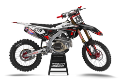 Honda Launch Red Graphic Kit - CRF CR XR Models | All Years