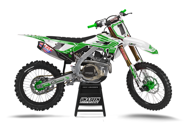 Honda Tract Green Graphic Kit - CRF CR XR Models | All Years