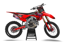 Honda Tune Red Graphic Kit - CRF CR XR Models | All Years