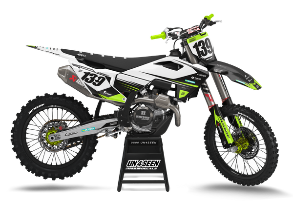 Husqvarna Axe Green Graphic Kit - TC FC TE TX FE FS FX Models | All Years