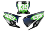 Husqvarna Number Background Decals - Dream