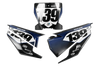 Husqvarna Number Background Decals - Dream