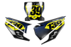 Husqvarna Number Background Decals - Dream