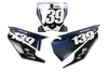 Husqvarna Number Background Decals - Dream