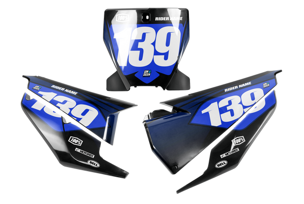 Husqvarna Dream Number Plate Background Decals -  TC FC TE TX FE FS FX Models | All Years