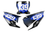 Husqvarna Number Background Decals - Dream