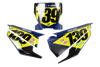 Husqvarna Number Background Decals - Luck