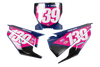 Husqvarna Number Background Decals - Luck