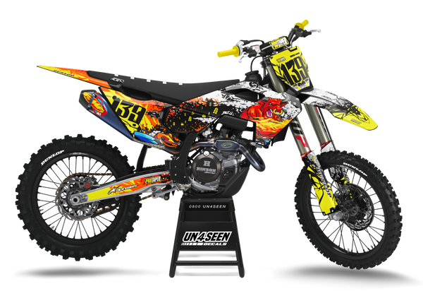 Husqvarna Zombie Graphics Kit - Raging Bull