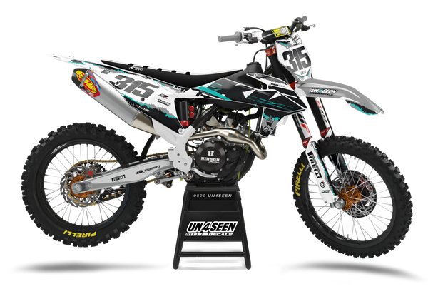 KTM Vice Grey Graphic Kit - SX SXF XC XCF EXC EXCF Models | All Years