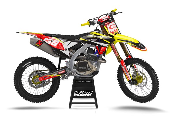 Honda Jagz Yellow Graphic Kit - CRF CR XR Models | All Years
